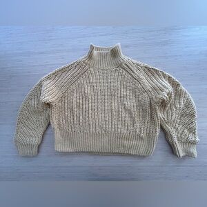 H&M Butter Yellow Knit Sweater